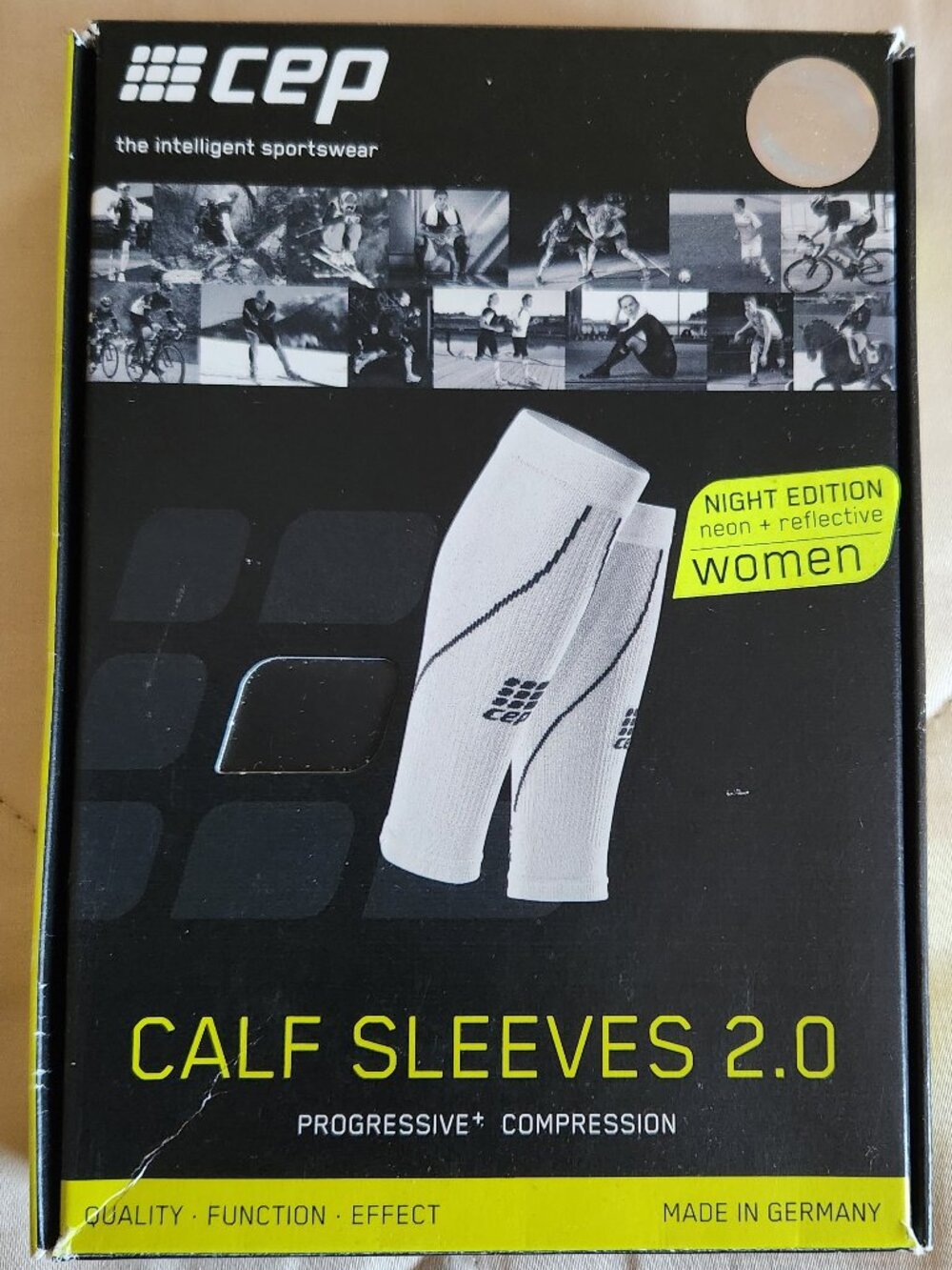 CEP Women's Size IV BLACK Compression Sleeves